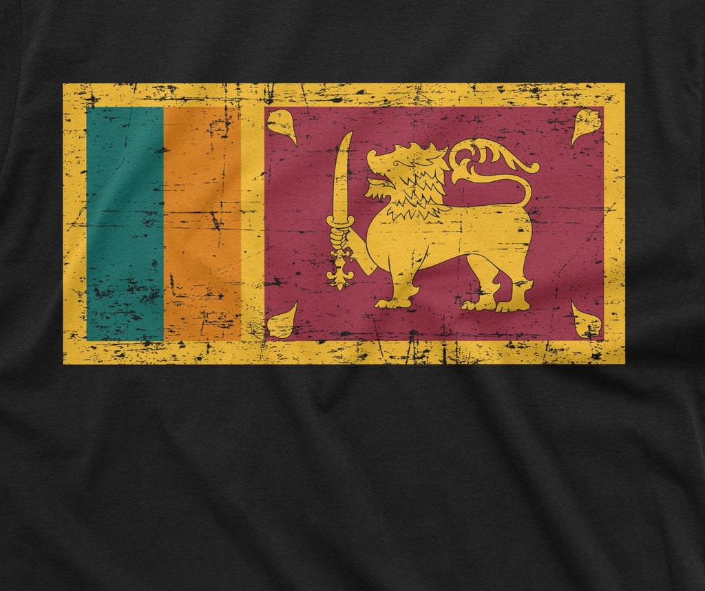 Sri Lanka Flag T-shirt Coat of Arms nationality Patriotic product image 2