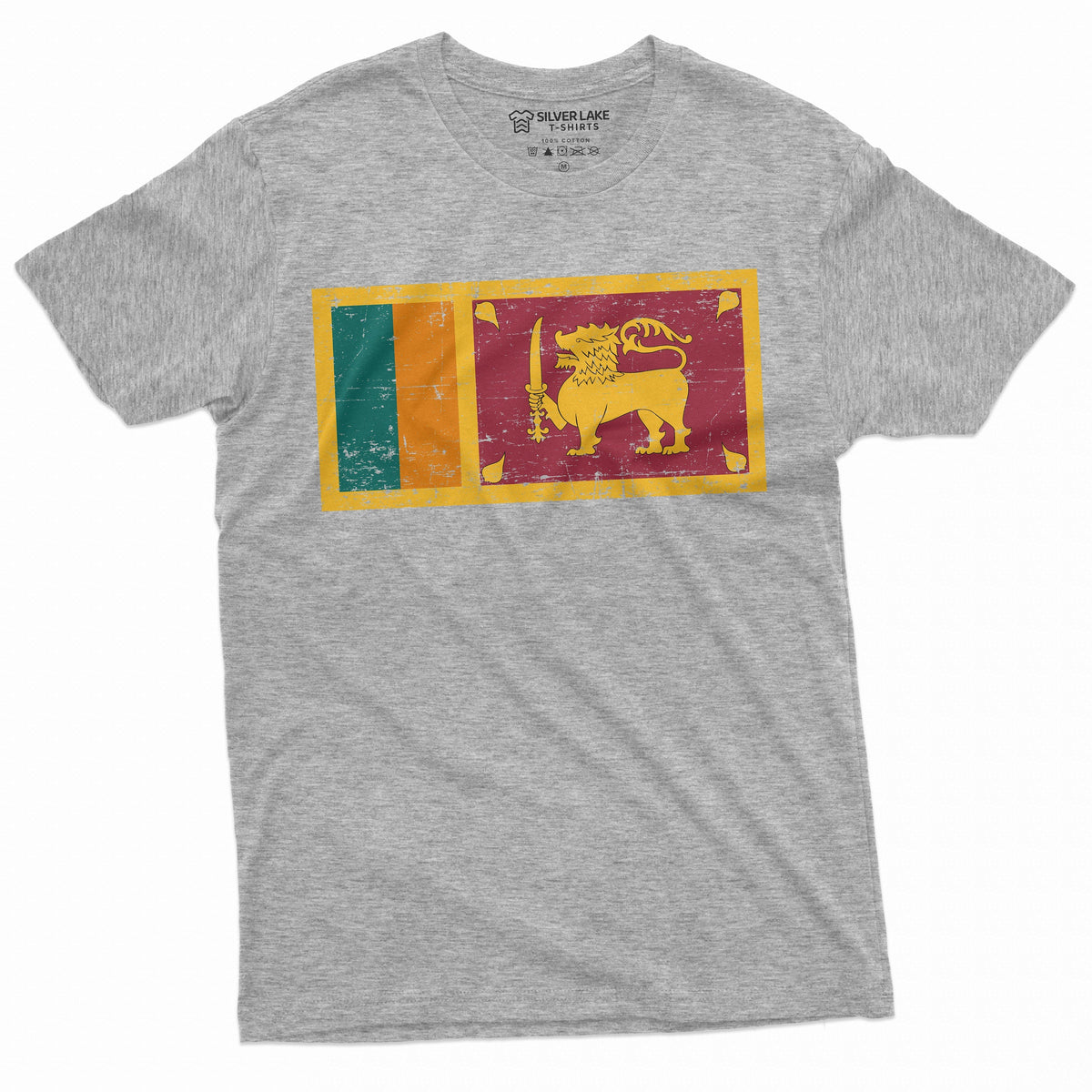 Sri Lanka Flag T-shirt Coat of Arms nationality Patriotic product image 5