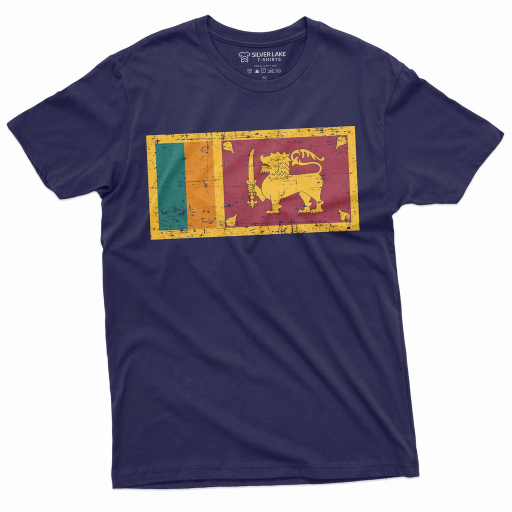 Sri Lanka Flag T-shirt Coat of Arms nationality Patriotic product image 3