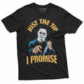 Horror Movie Halloween T-shirt Just the Tip I promise Knife product image 1