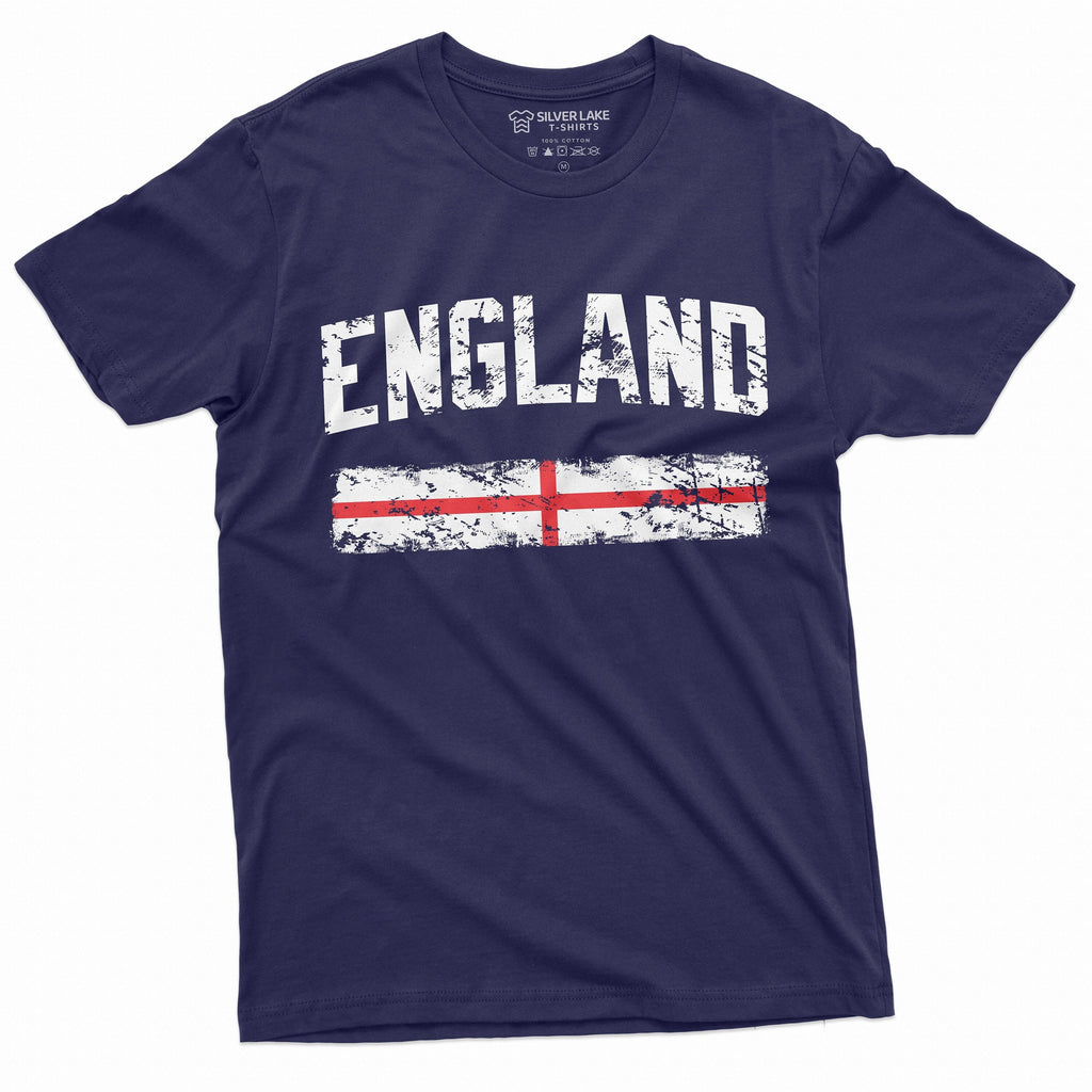 England Tee shirt UK English Flag banner Soccer Football product image 1