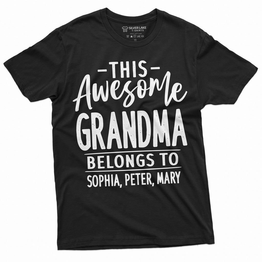 Womens Customizable Grandma T-shirt This Grandmother product image 3