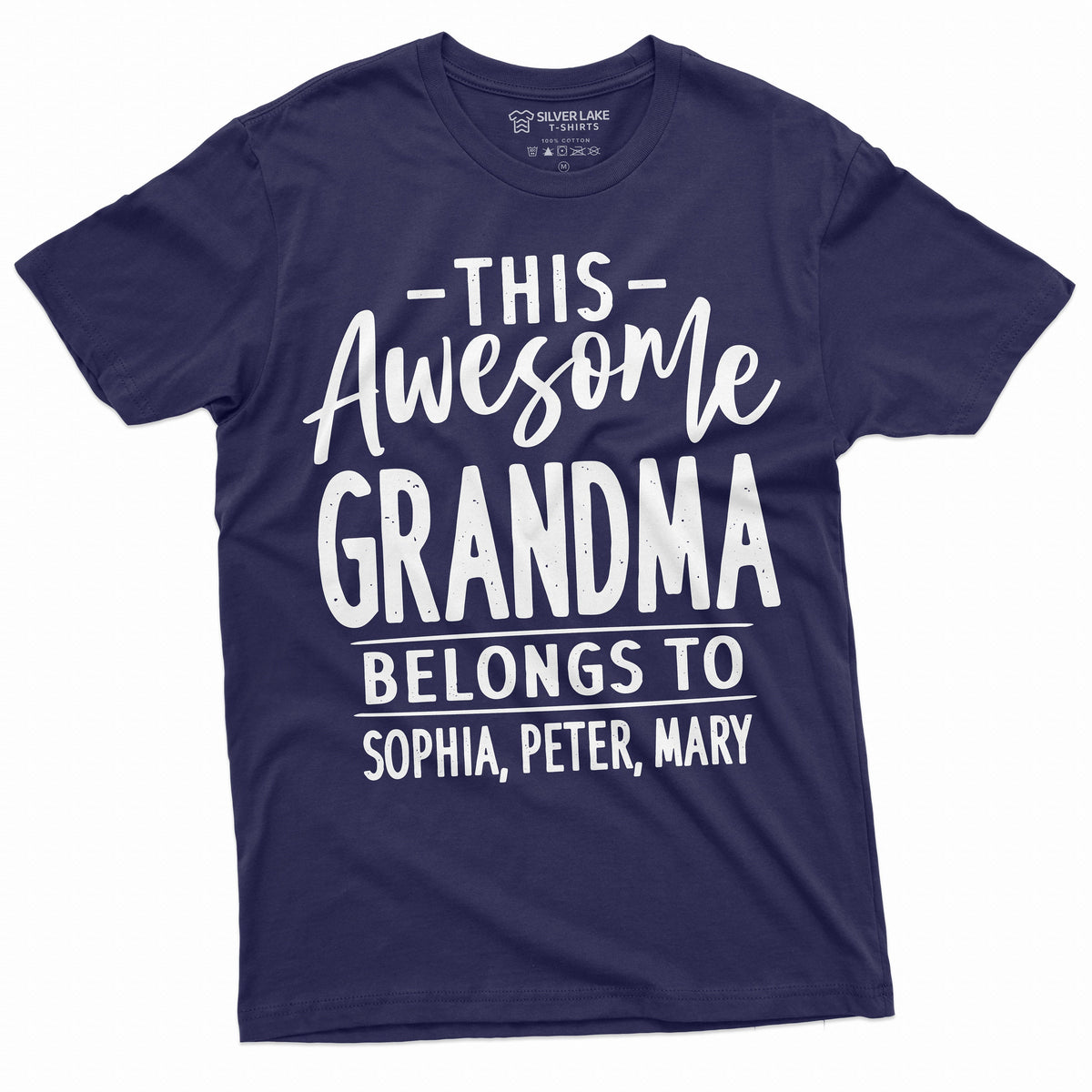 Womens Customizable Grandma T-shirt This Grandmother product image 5