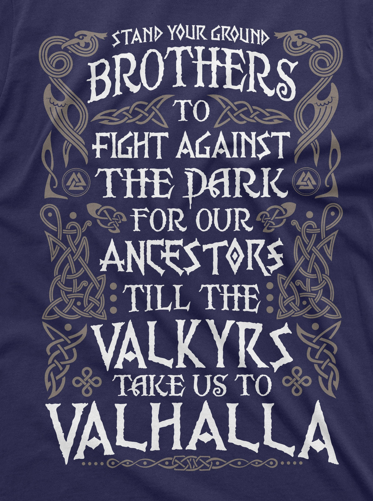 Men's Valkyr Valhalla T-shirt Ancestors Brotherhood Warrior product image 2