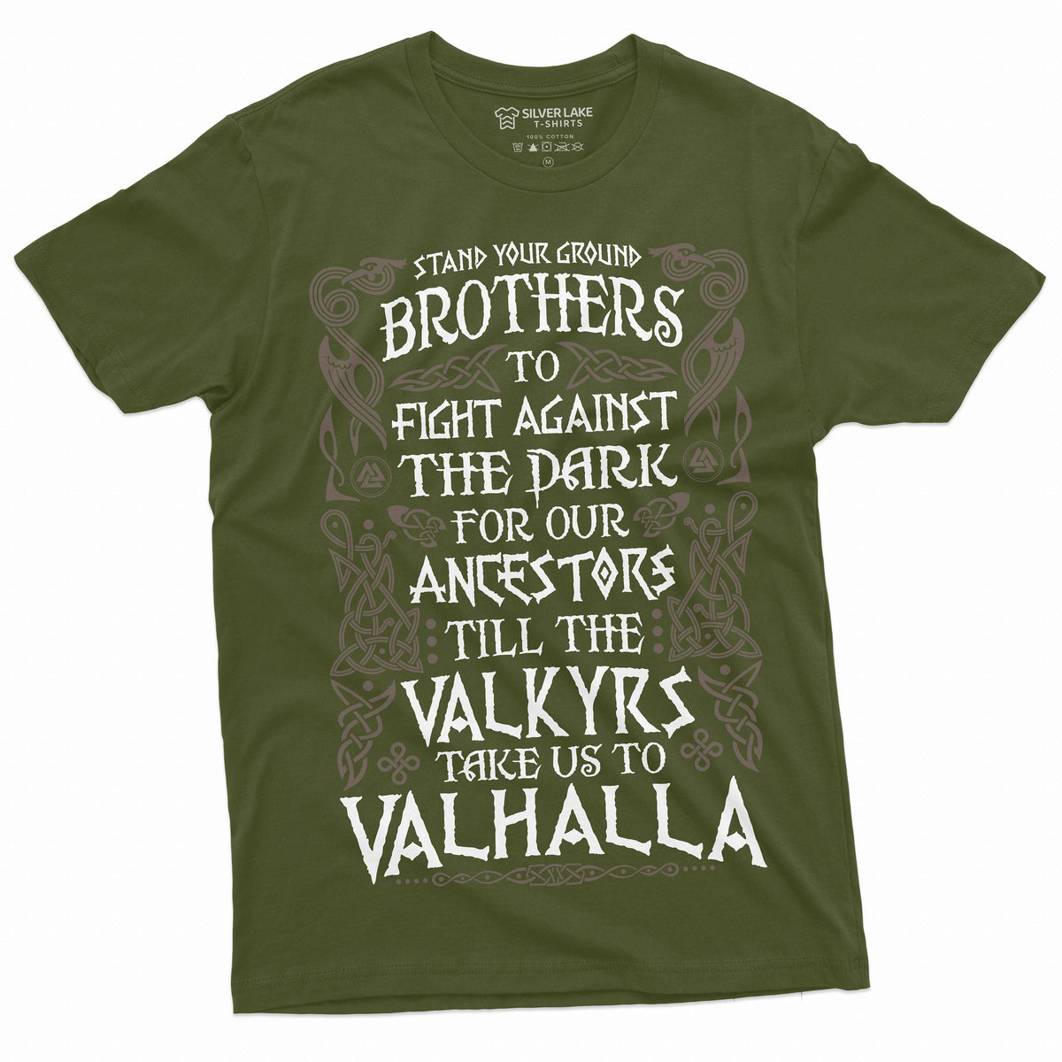 Men's Valkyr Valhalla T-shirt Ancestors Brotherhood Warrior product image 6