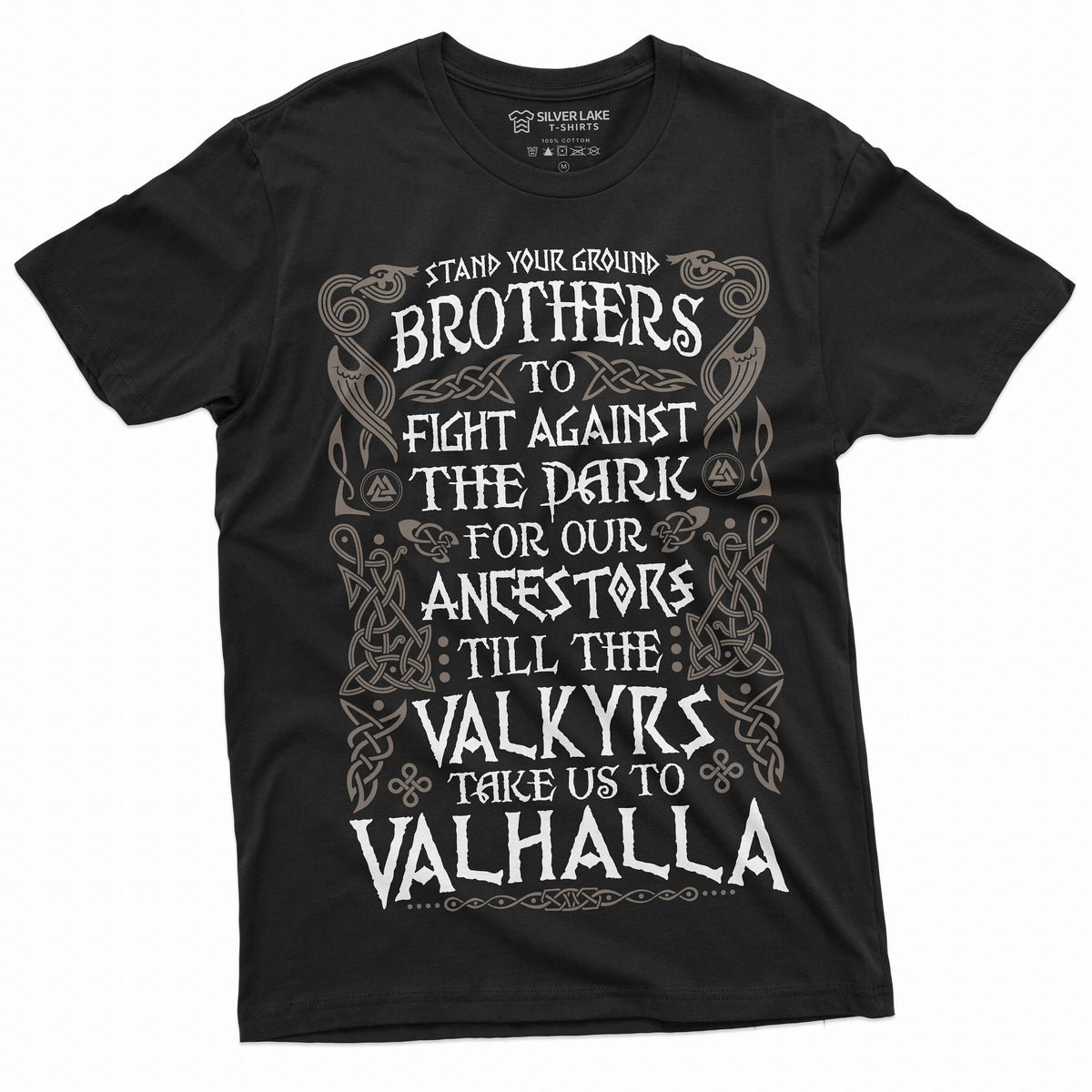 Men's Valkyr Valhalla T-shirt Ancestors Brotherhood Warrior product image 7