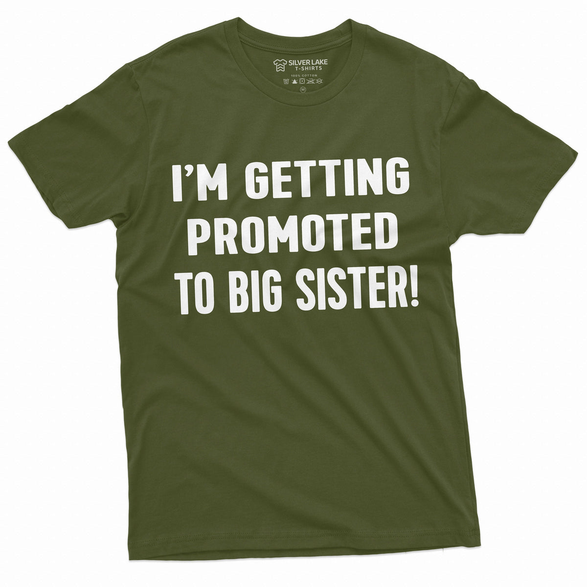 Getting Promoted to Big Sister T-shirt | New baby product image 4