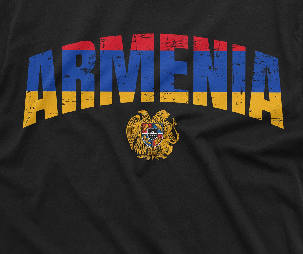 Armenia T-shirt Armenian Flag Patriotic Tee Shirt Mens product image 2