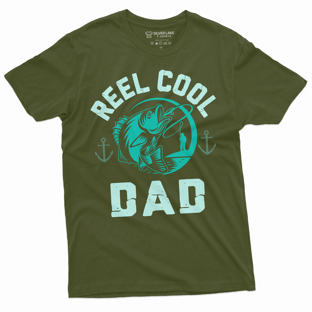 Father's Day Fishing T-shirt Reel Cool Dad Fisherman Daddy product image 4