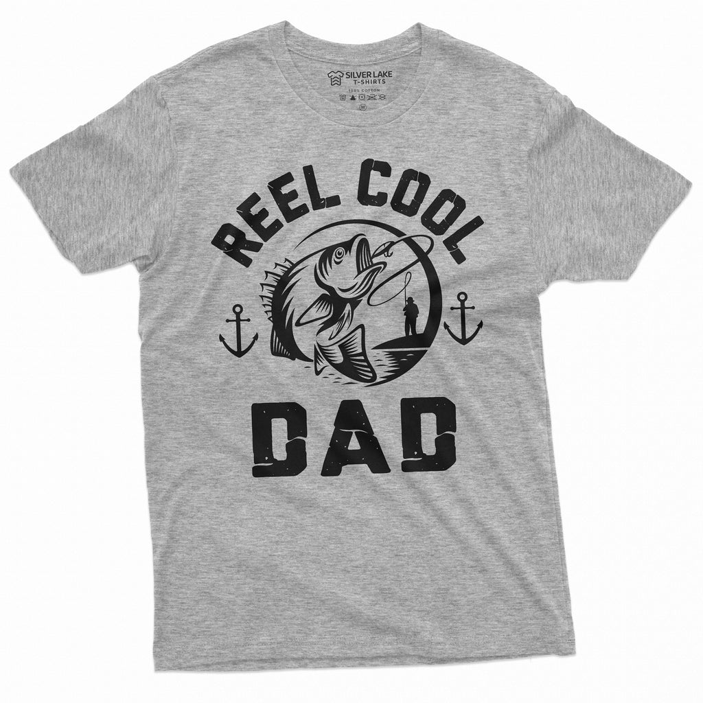 Father's Day Fishing T-shirt Reel Cool Dad Fisherman Daddy product image 5