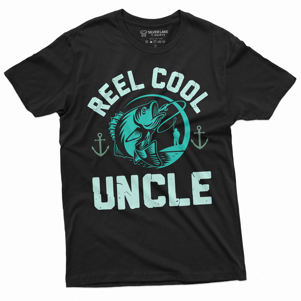 Mens Uncle Gift T-shirt Fishing Gifts Present Birthday product image 5