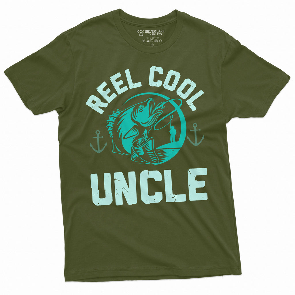 Mens Uncle Gift T-shirt Fishing Gifts Present Birthday product image 3