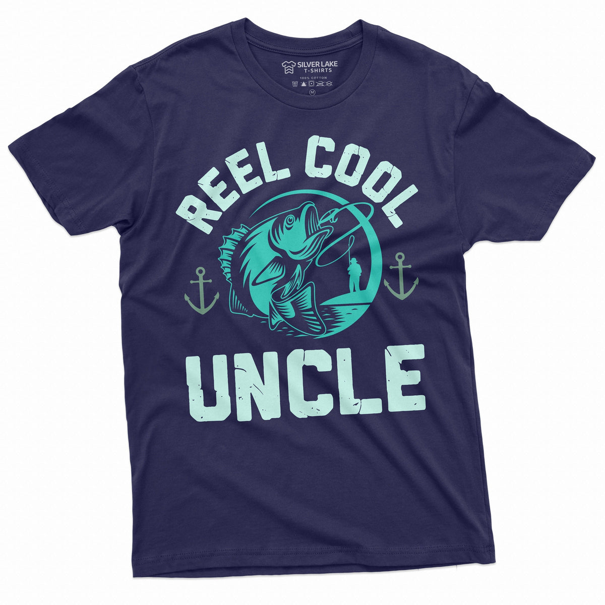 Mens Uncle Gift T-shirt Fishing Gifts Present Birthday product image 1