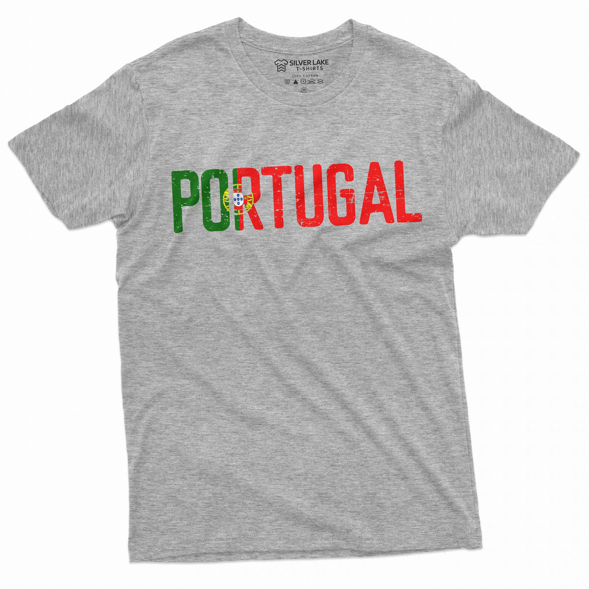 Men's Portugal T-shirt Portuguese Flag Coat of Arms Soccer Football Tee Shirt República Portuguesa Independence National day Tee