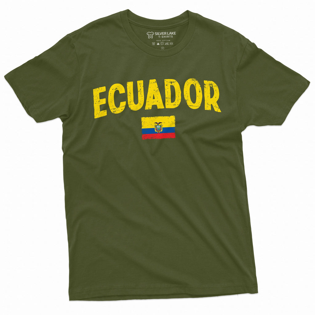 Men's Ecuador T-shirt Ecuadori Soccer Football Quito Tee product image 4