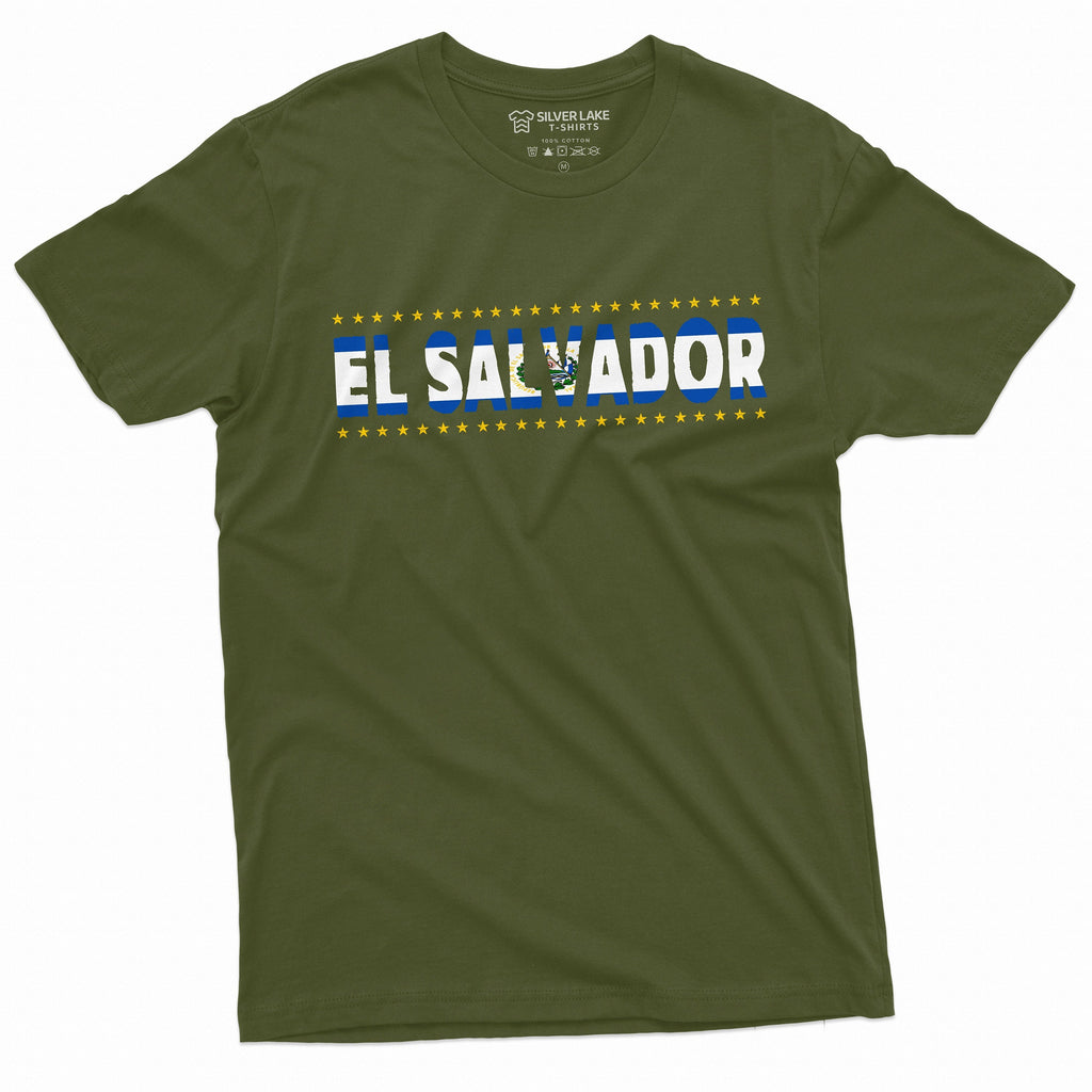 Mens Salvador T-shirt El Flag Patriotic Gifts Salvadori product image 3