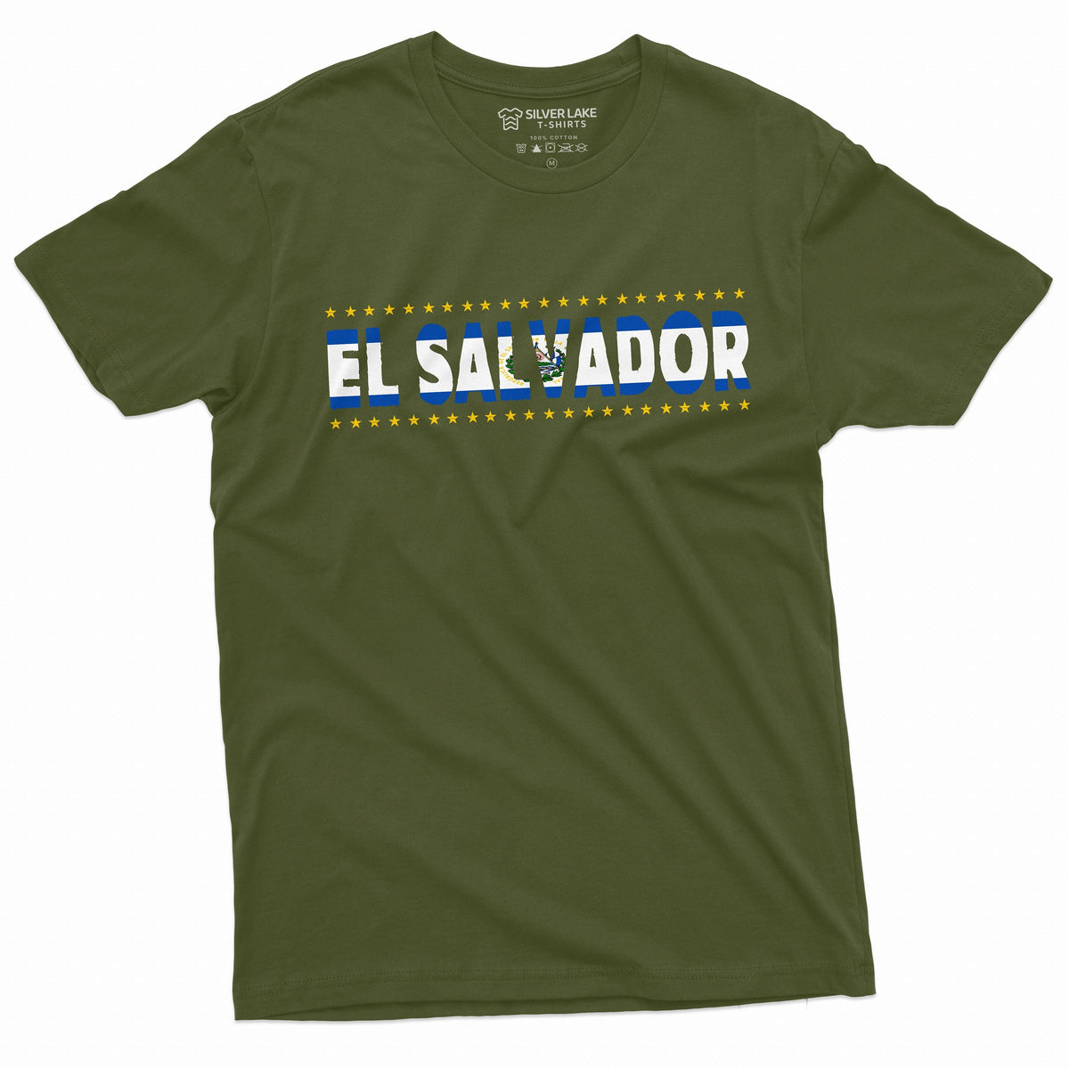Mens Salvador T-shirt El Flag Patriotic Gifts Salvadori product image 3