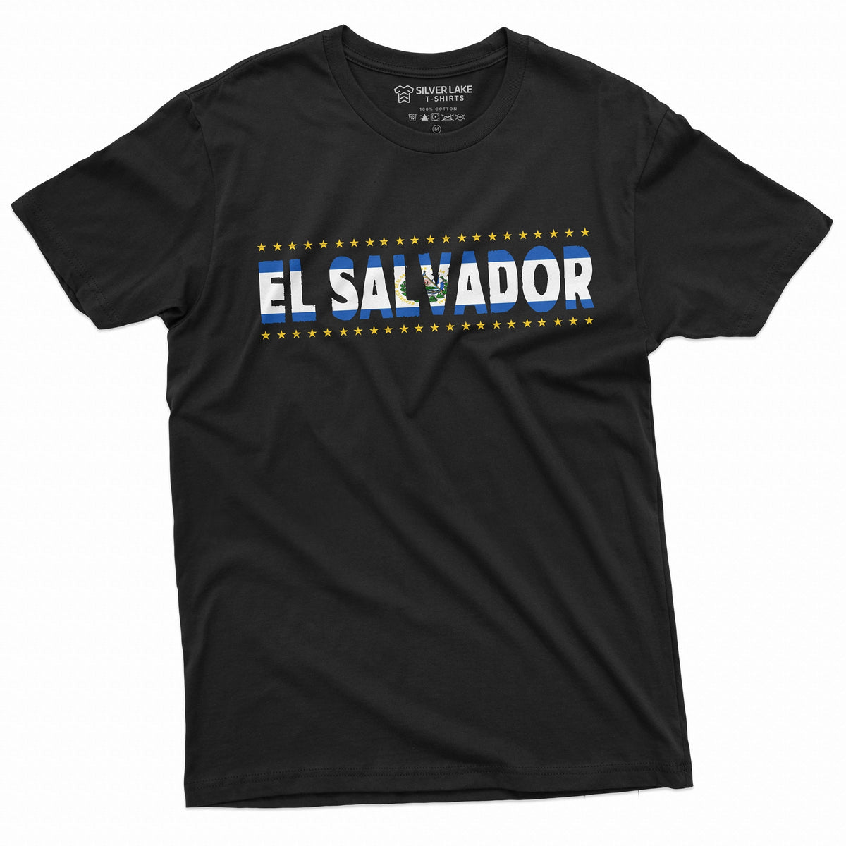 Mens Salvador T-shirt El Flag Patriotic Gifts Salvadori product image 1