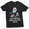 Social Distancing and Wearing Mask Funny Halloween Horror product image 1