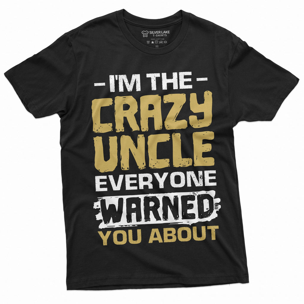 Men's Crazy Uncle Funny Tee Shirt Gif for Birthday Humor product image 3