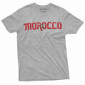 Morocco T-shirt Kingdom of Morocco Flag Tee Mens Shirt Patriotic National Tee ⵜⴰⴳⵍⴷⵉⵜ ⵏ ⵍⵎⵖⵔⵉⴱ Football Soccer Tee Shirt المملكة المغربية