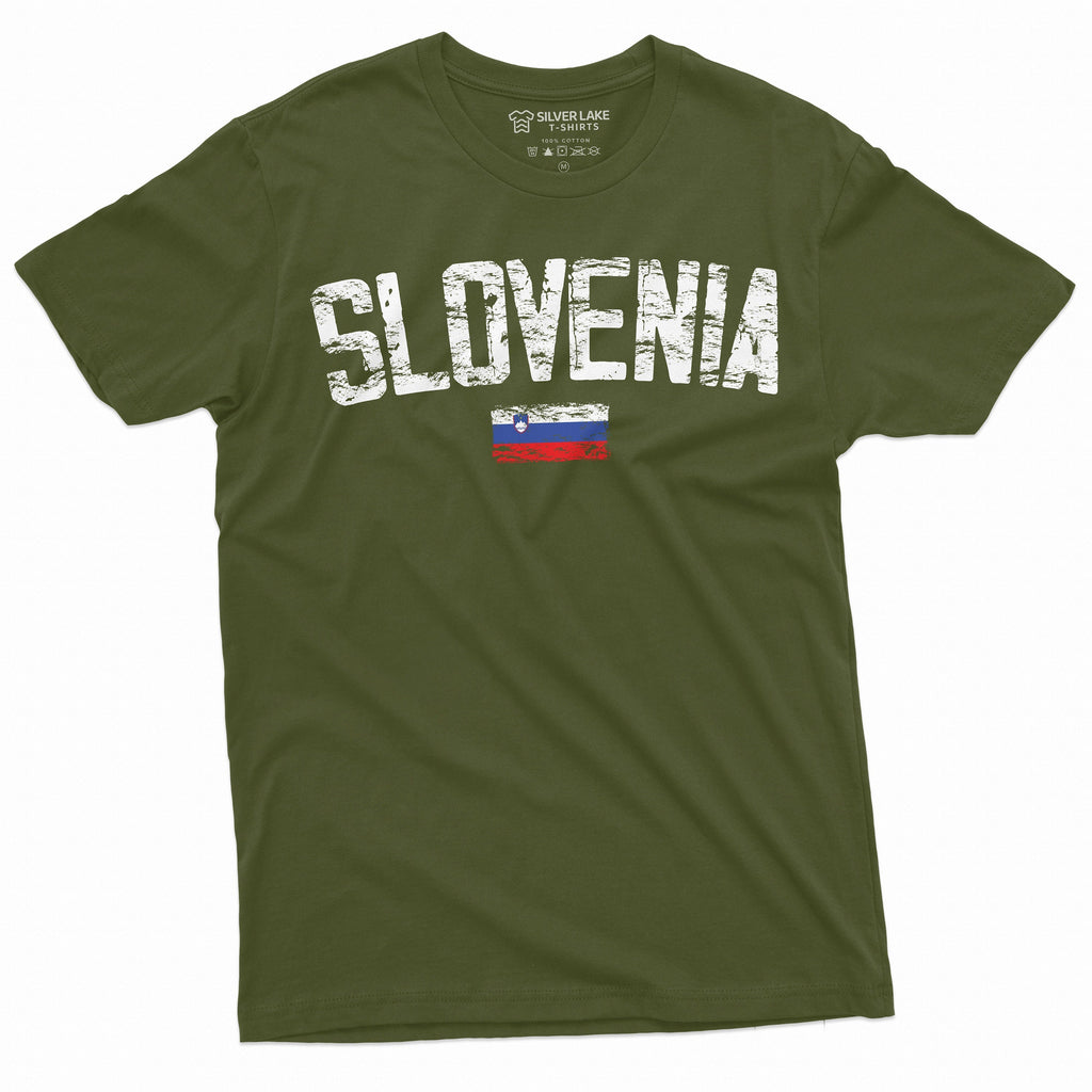 Slovenia T-shirt Slovenija Flag Mens Tee Shirt Nation product image 4