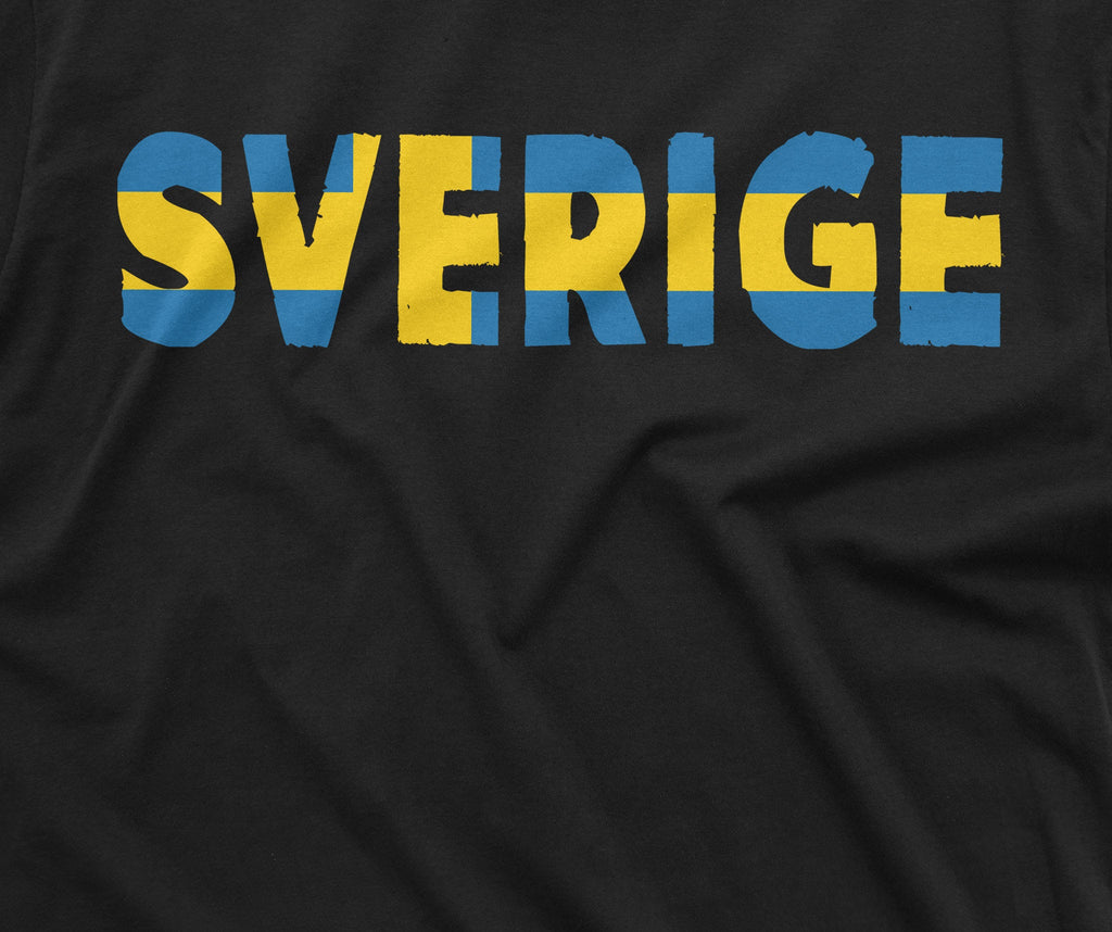 Sverige T-shirt Sweden Nordic Viking Swedish Flag Tee Shirt product image 2