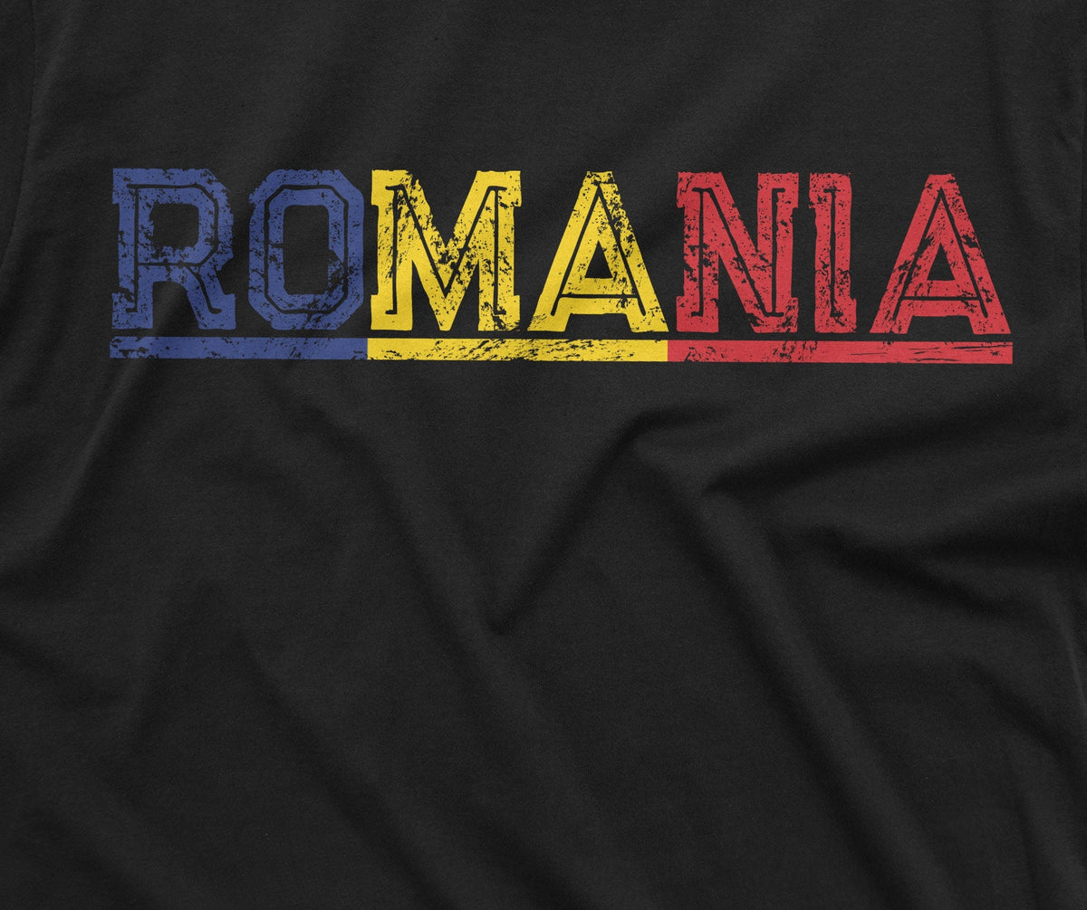 Romania T-shirt România Mens Womens Tee Shirt Flag Coat of product image 2