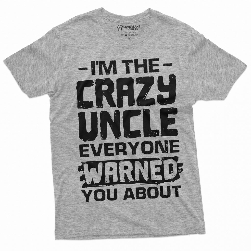 Men's Crazy Uncle Funny Tee Shirt Gif for Birthday Humor product image 1