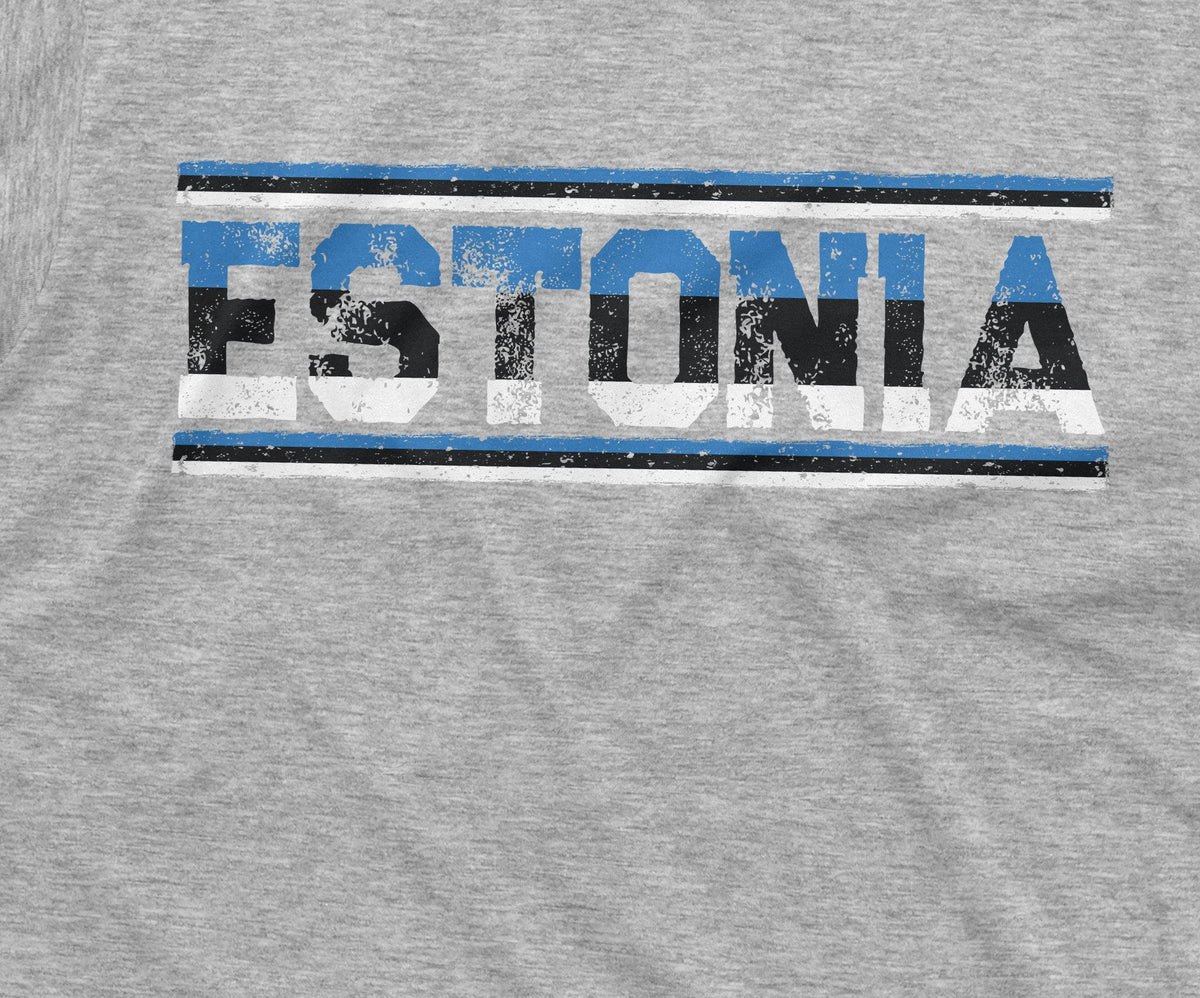 Men's Estonia T-shirt Estonian Flag Coat of arms patriotic product image 2