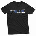 FINLAND T-shirt Suomi Mens Tee Finnish Flag Coat of arms product image 1