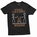 Men's Funny Camping Outdoors T-shirt BBQ Grilling Wiener product image 1