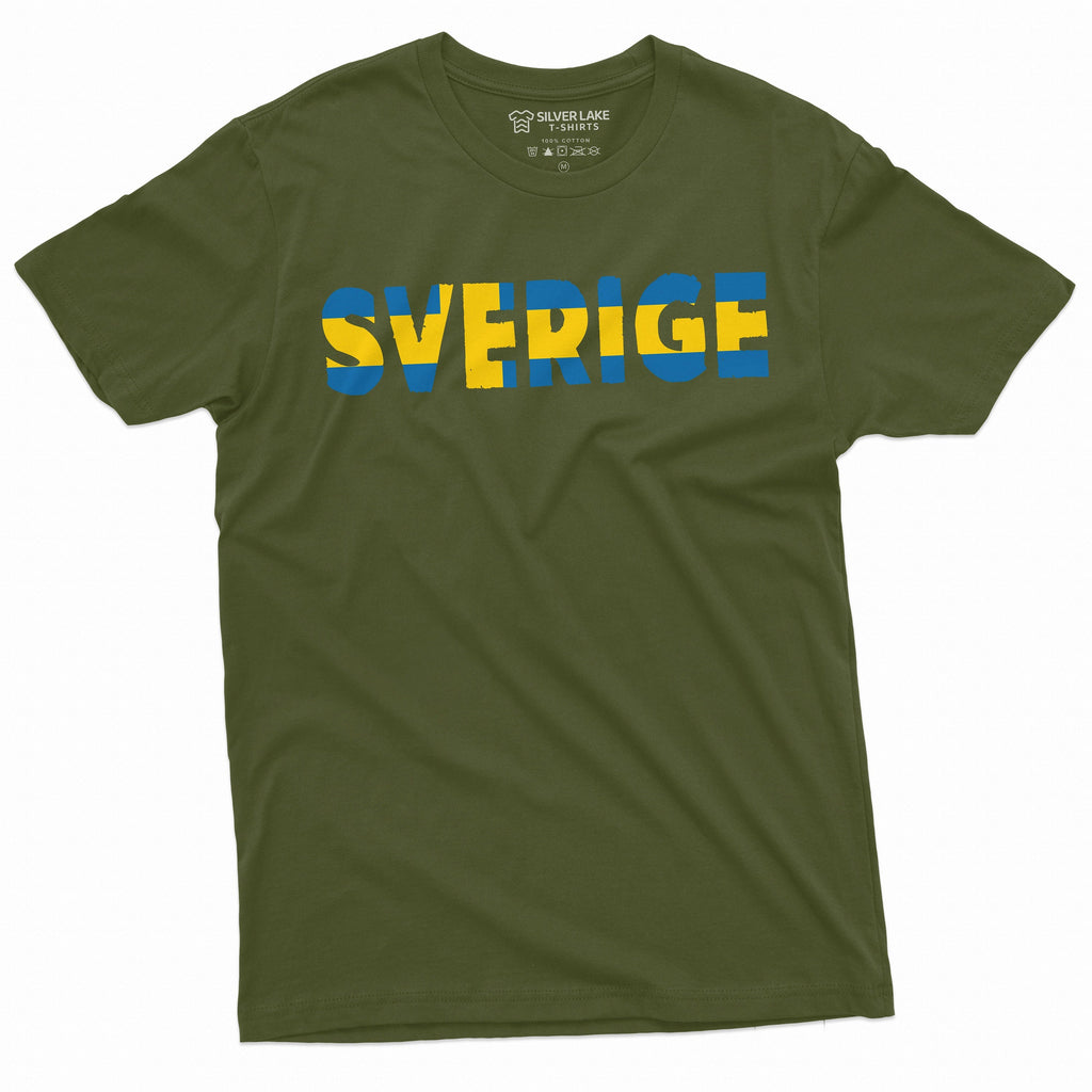 Sverige T-shirt Sweden Nordic Viking Swedish Flag Tee Shirt product image 5