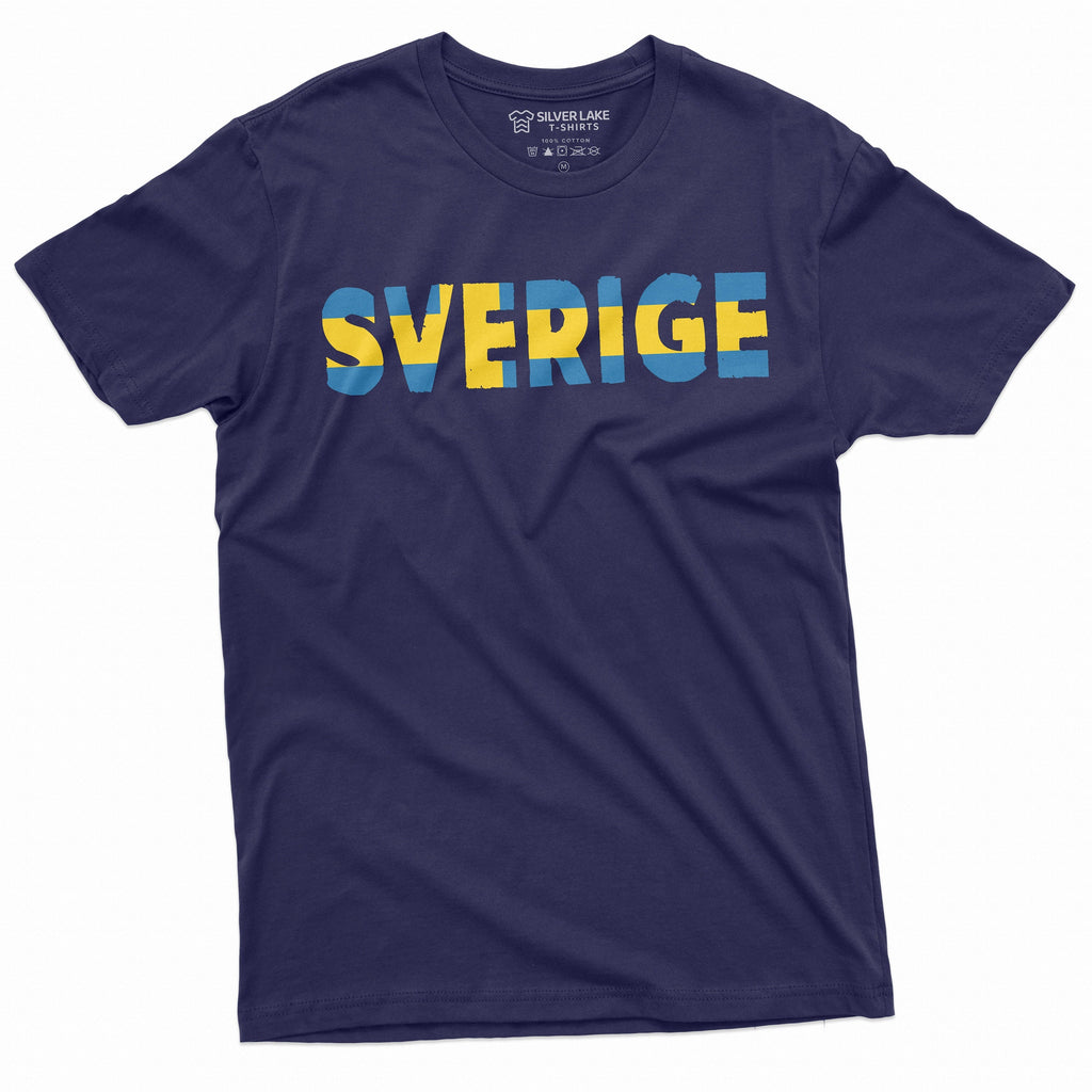 Sverige T-shirt Sweden Nordic Viking Swedish Flag Tee Shirt product image 3