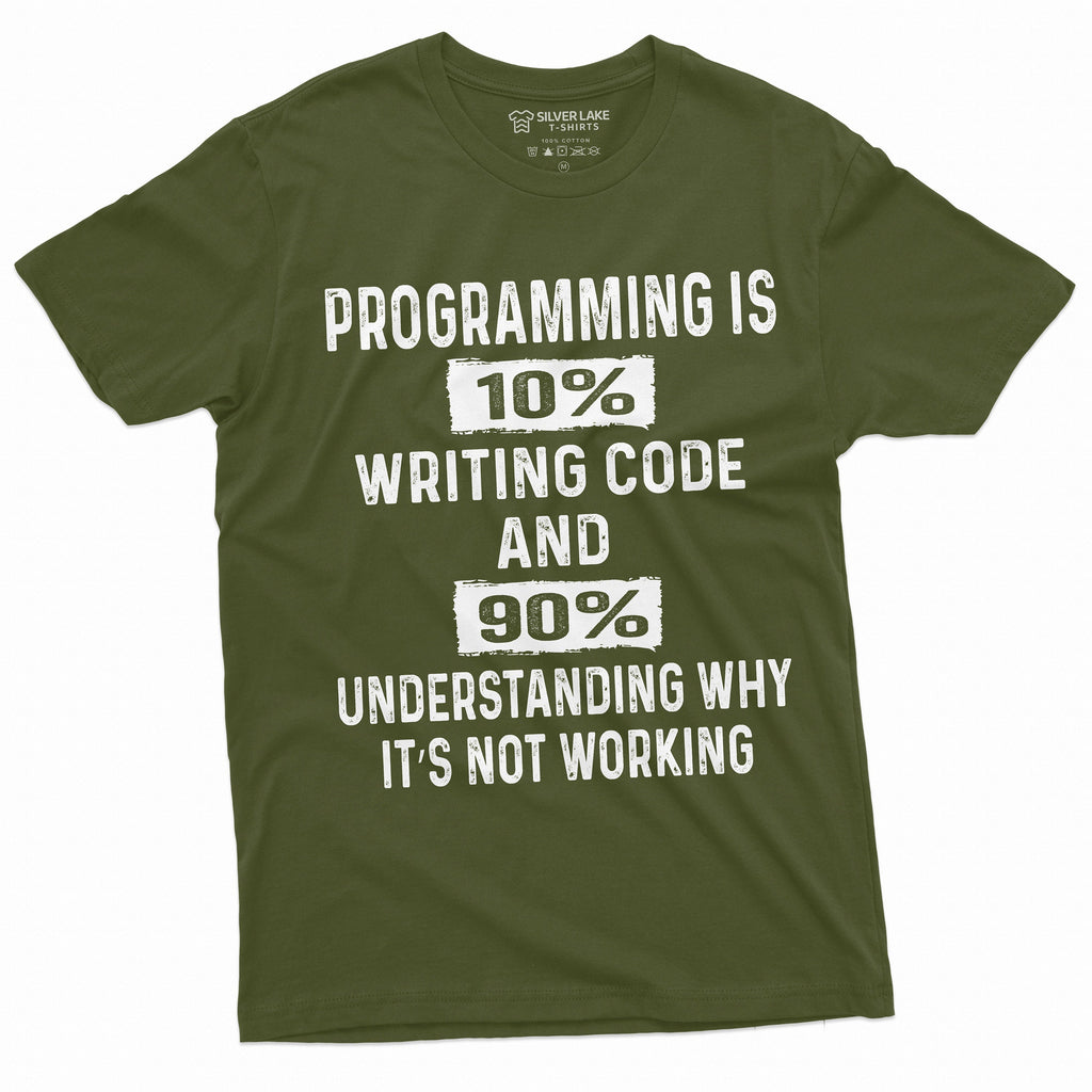 Men's Funny Programmer T-shirt Programming Code Coding Tee product image 5