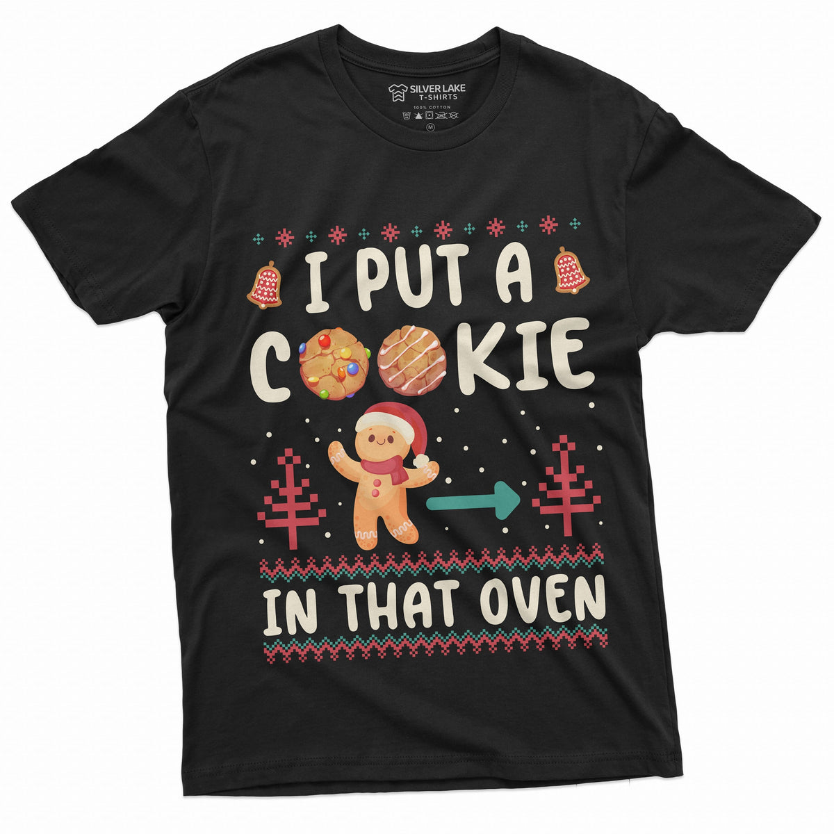 Couple Christmas Matching Shirts There is a cookie in this product image 4