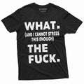 Funny What The F T-shirt Offensive rude Tee Adult Shirts product image 1