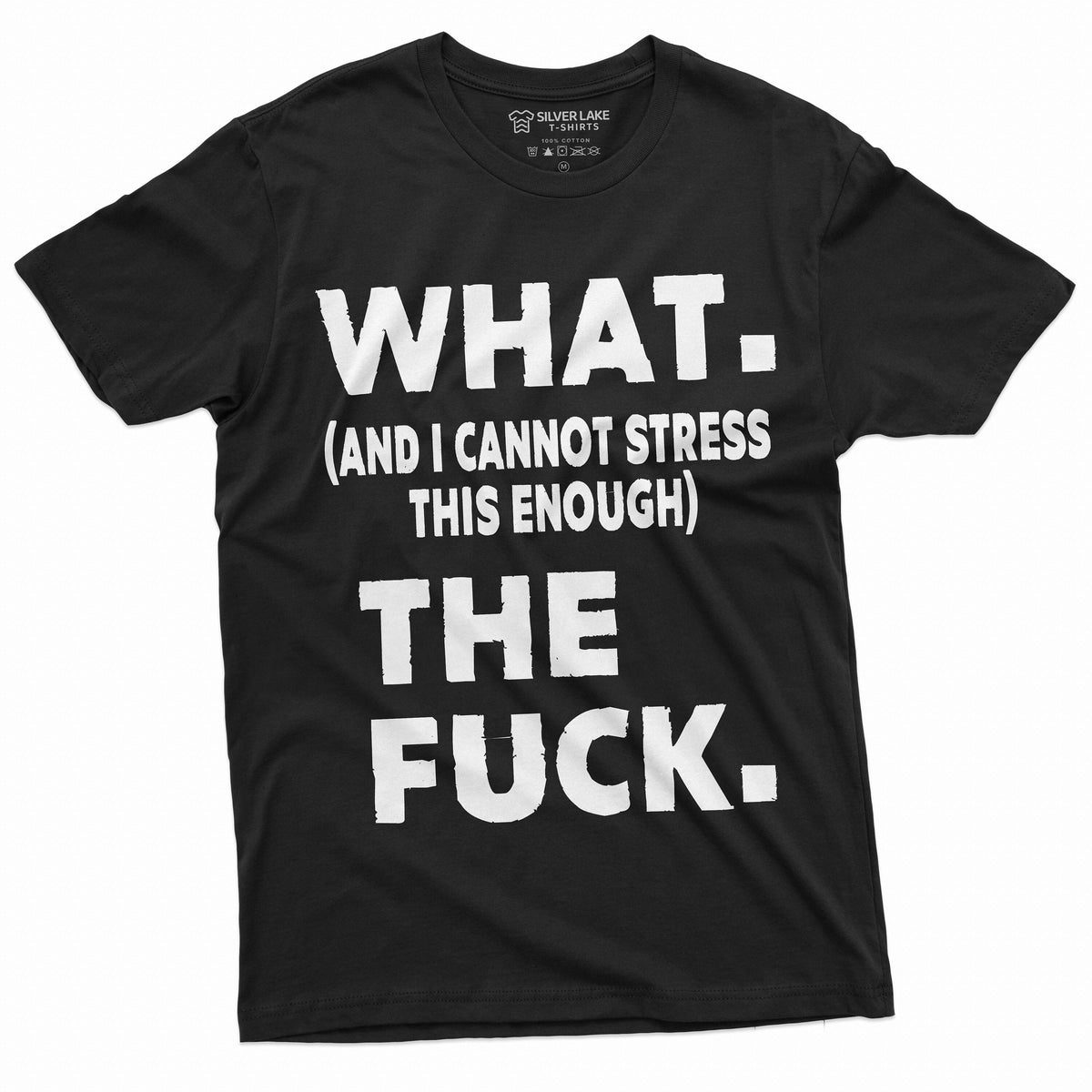 Funny What The F T-shirt Offensive rude Tee Adult Shirts product image 1