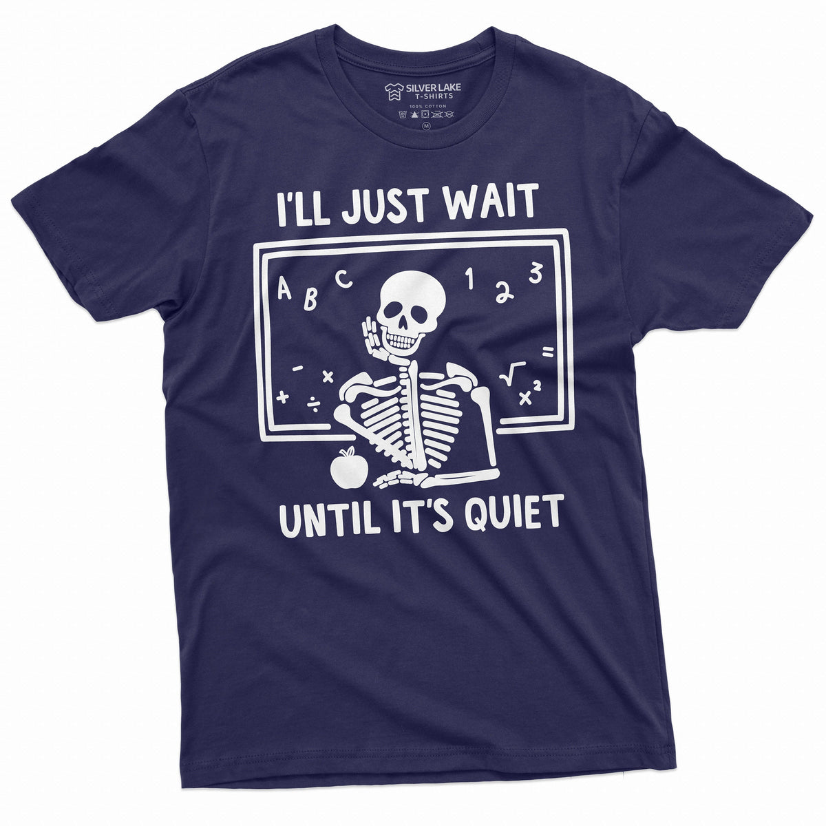 Teacher Halloween Funny T-shirt I'll Just wait until its product image 3