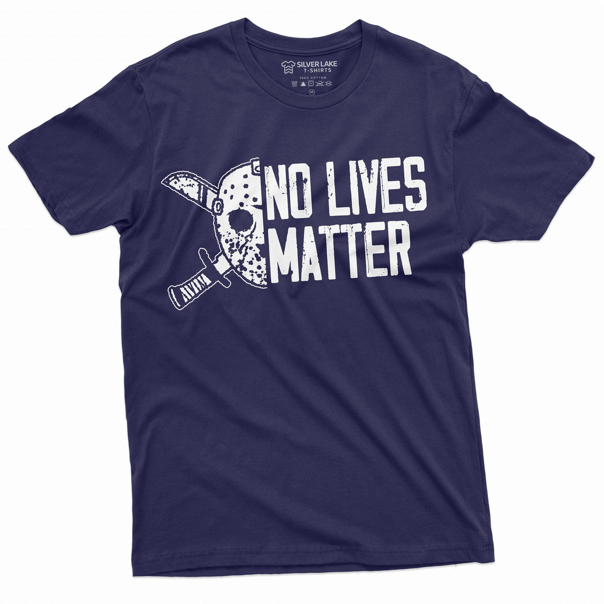 Mens Halloween Funny T-shirt Jason no lives matter Costume product image 4