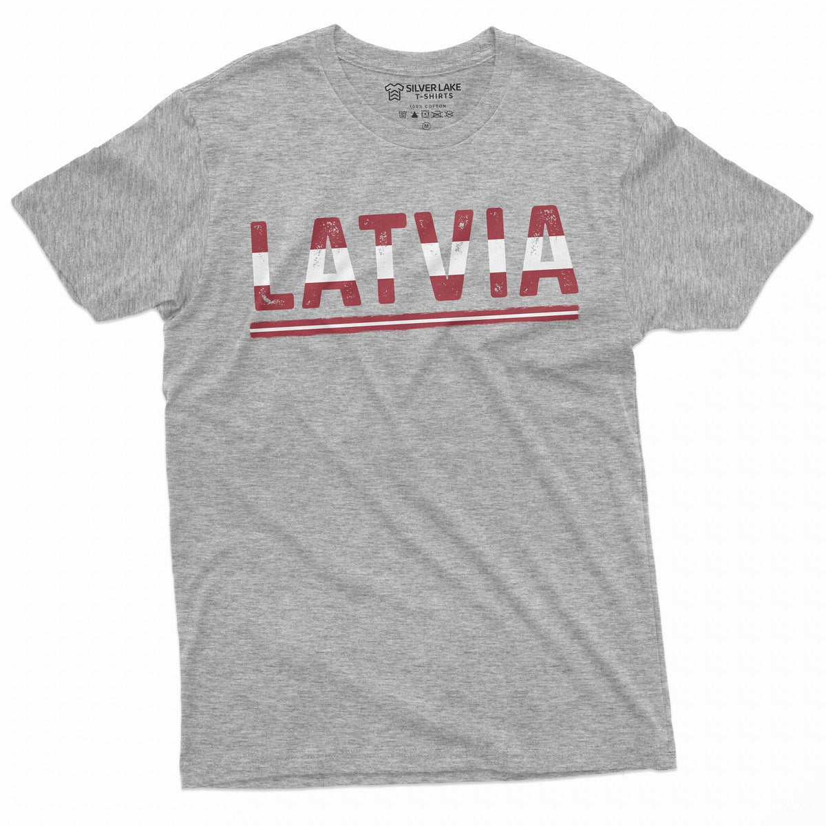 Men's Latvia T-shirt Latvian Flag Coat of arms Tee Shirt product image 5