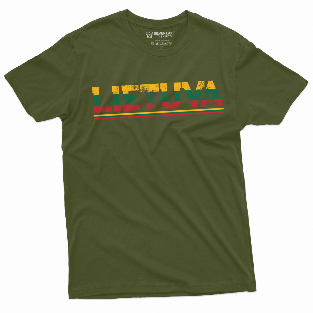 Lithuania T-shirt Lietuva Mens Womens Patriotic Flag Coat product image 3