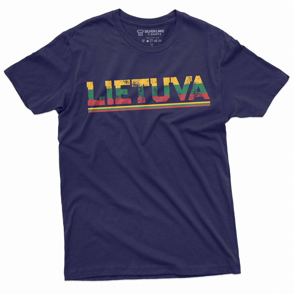 Lithuania T-shirt Lietuva Mens Womens Patriotic Flag Coat product image 1