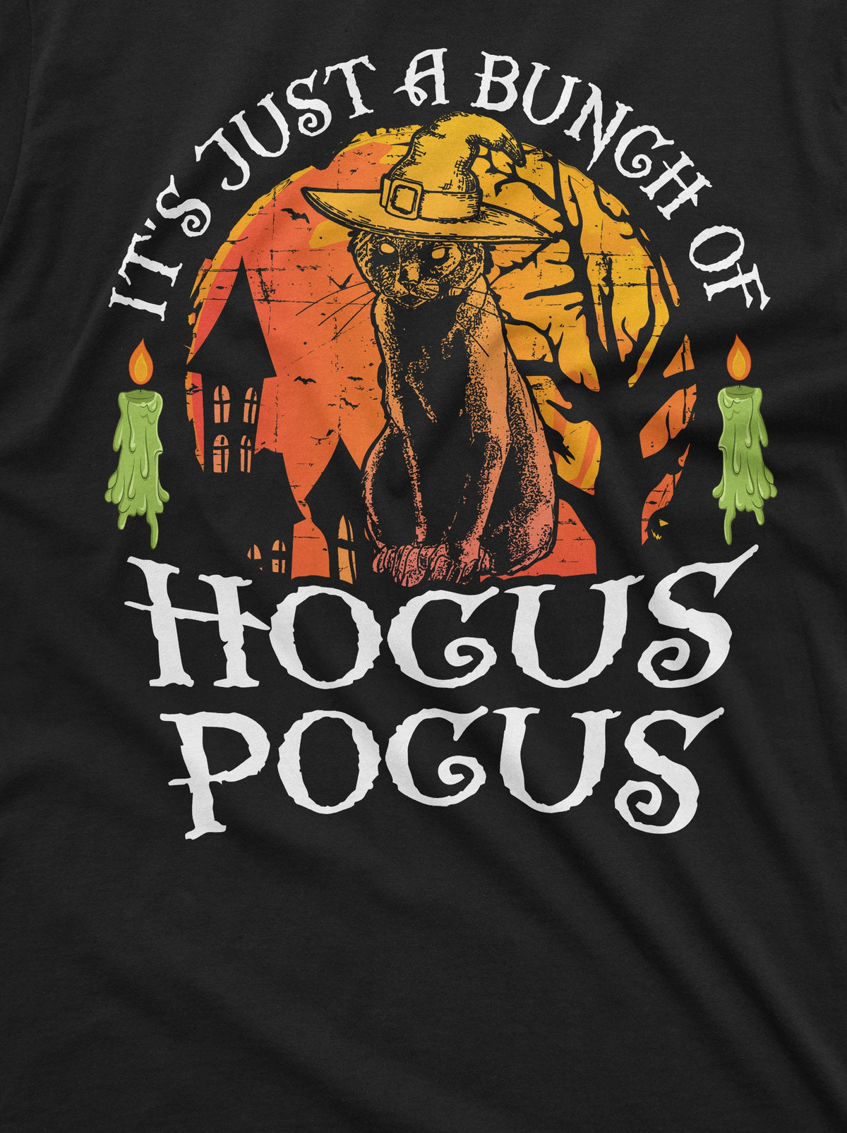 Halloween It's Just a Bunch of Hocus Pocus T-shirt Funny product image 2