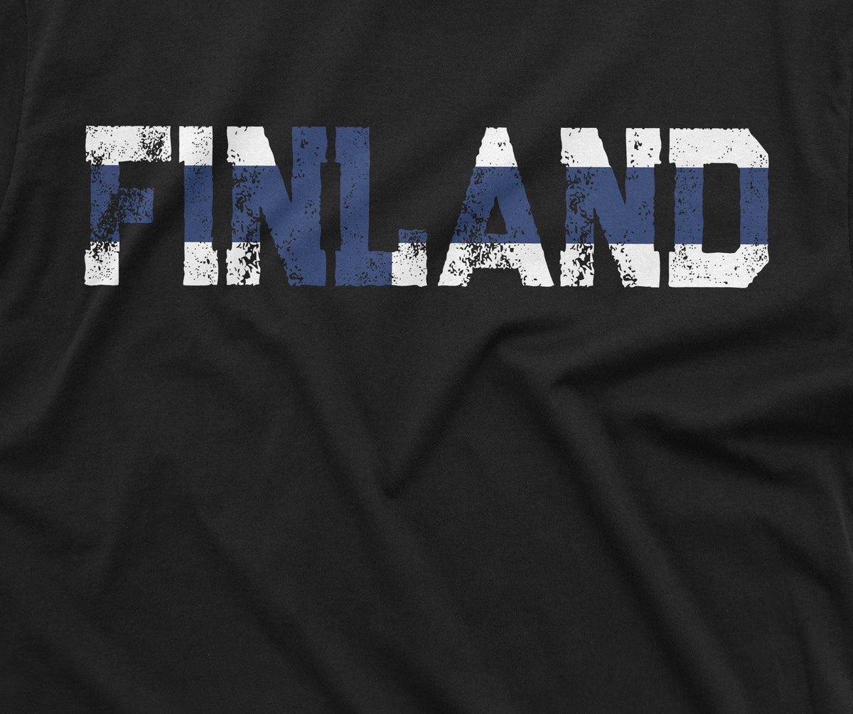 FINLAND T-shirt Suomi Mens Tee Finnish Flag Coat of arms product image 2