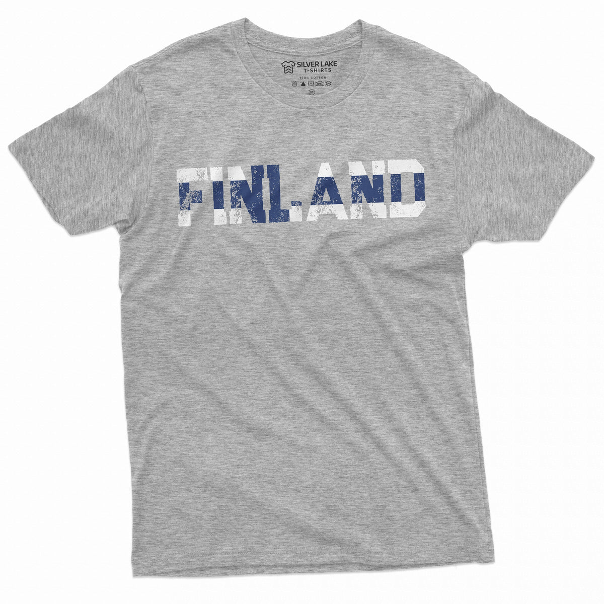 FINLAND T-shirt Suomi Mens Tee Finnish Flag Coat of arms product image 3