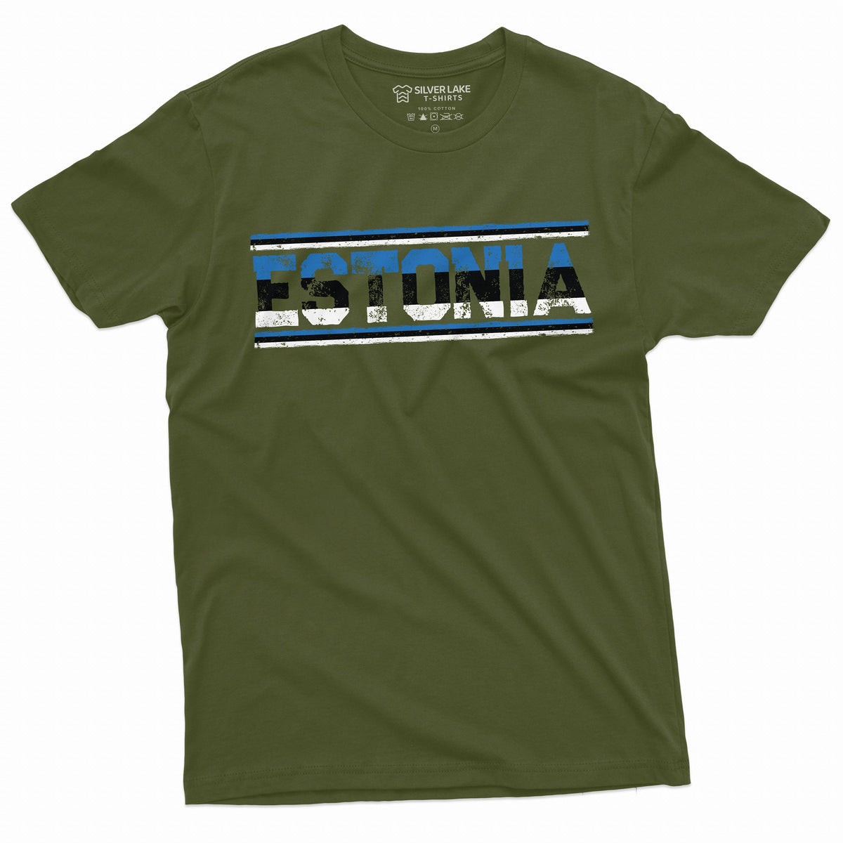 Men's Estonia T-shirt Estonian Flag Coat of arms patriotic product image 5