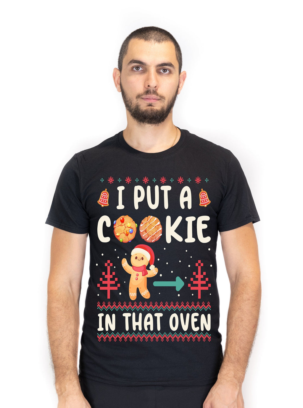 Couple Christmas Matching Shirts There is a cookie in this product image 5