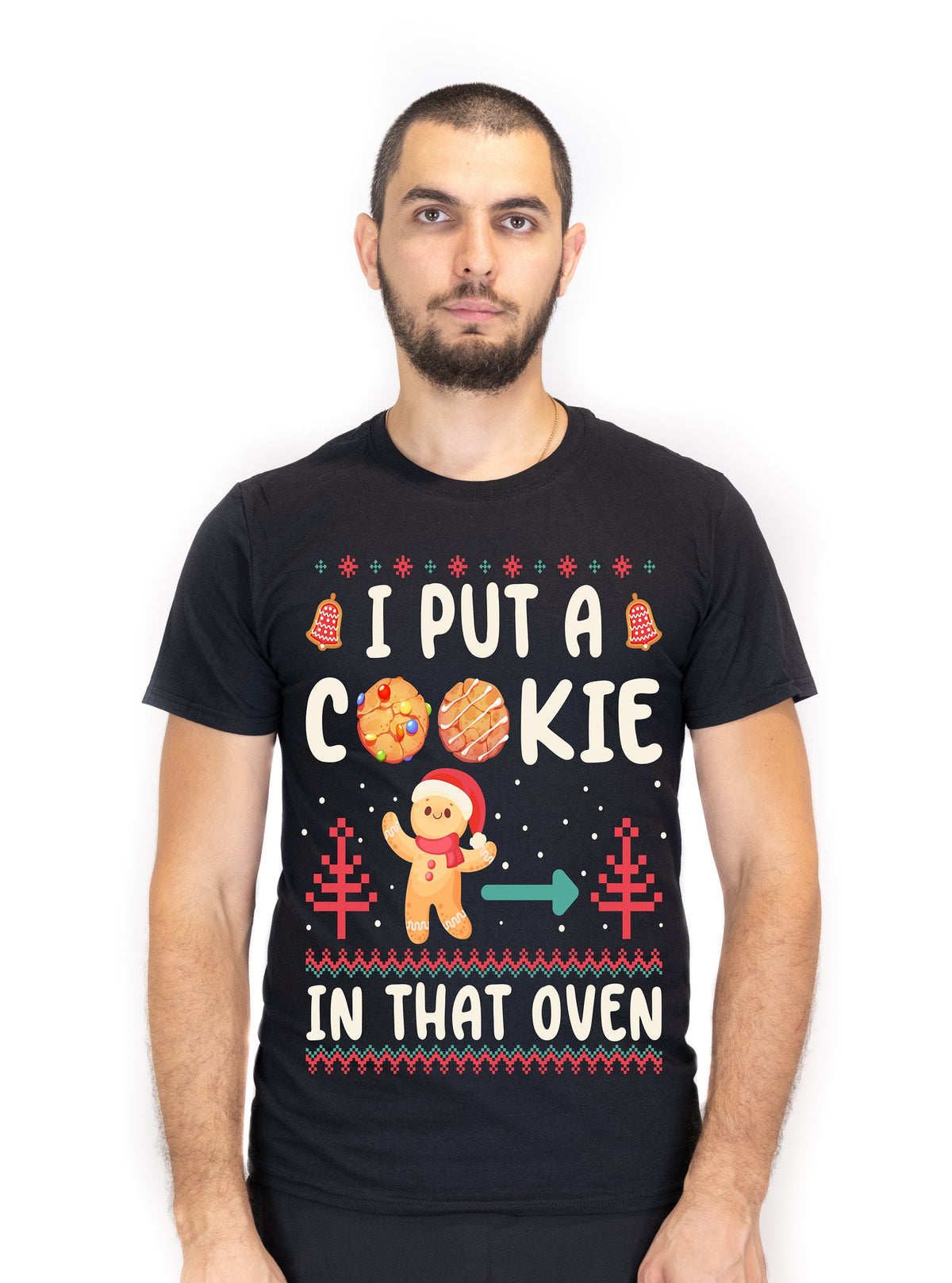 Couple Christmas Matching Shirts There is a cookie in this product image 5