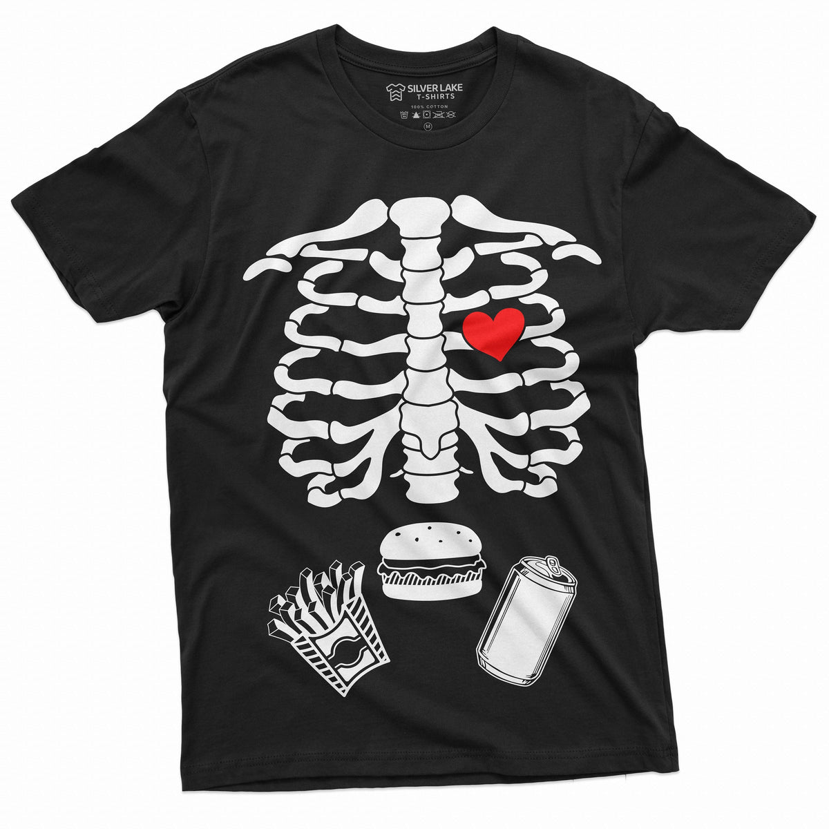 Halloween Skeleton Twins Maternity Costume Couple Matching product image 3